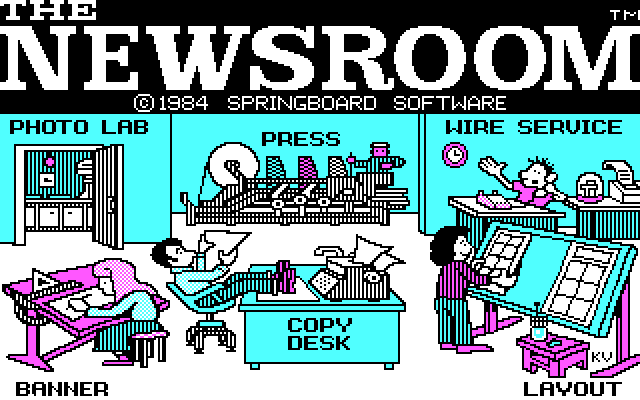 Springboard The Newsroom - Menu